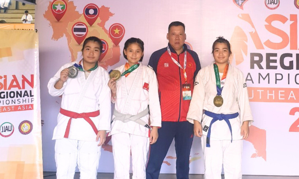 Bac Giang’s athletes bag 3 gold medals at 2024 Southeast Asian Jujitsu Championships